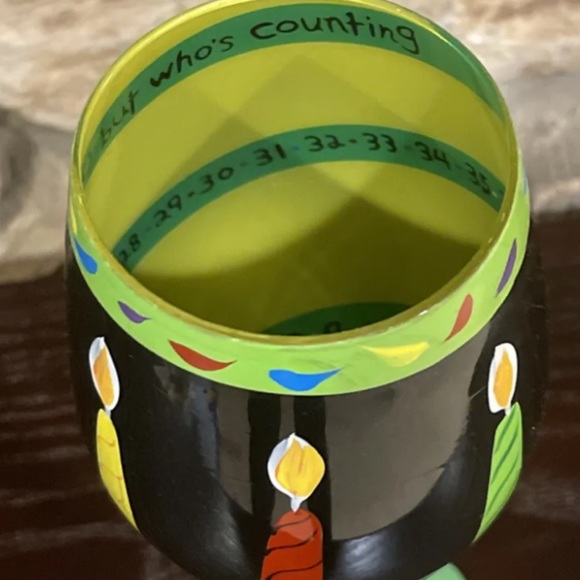 New Lolita collection. ‘50 & Fabulous’ birthday wine glass. - Picture 7 of 7